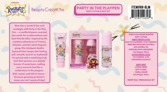***PRE-ORDER*** Face-Beauty Creations x Rugrats Party In The Playpen Lotion & Mist Set