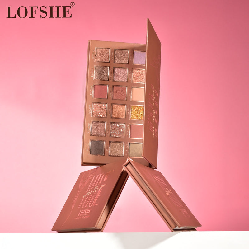 Load image into Gallery viewer, Face-Kevin&amp;Coco LOFSHE Nice Under The Sea 18 Colors Eyeshadow Palette LF1119 ($2 each, 6pc display)
