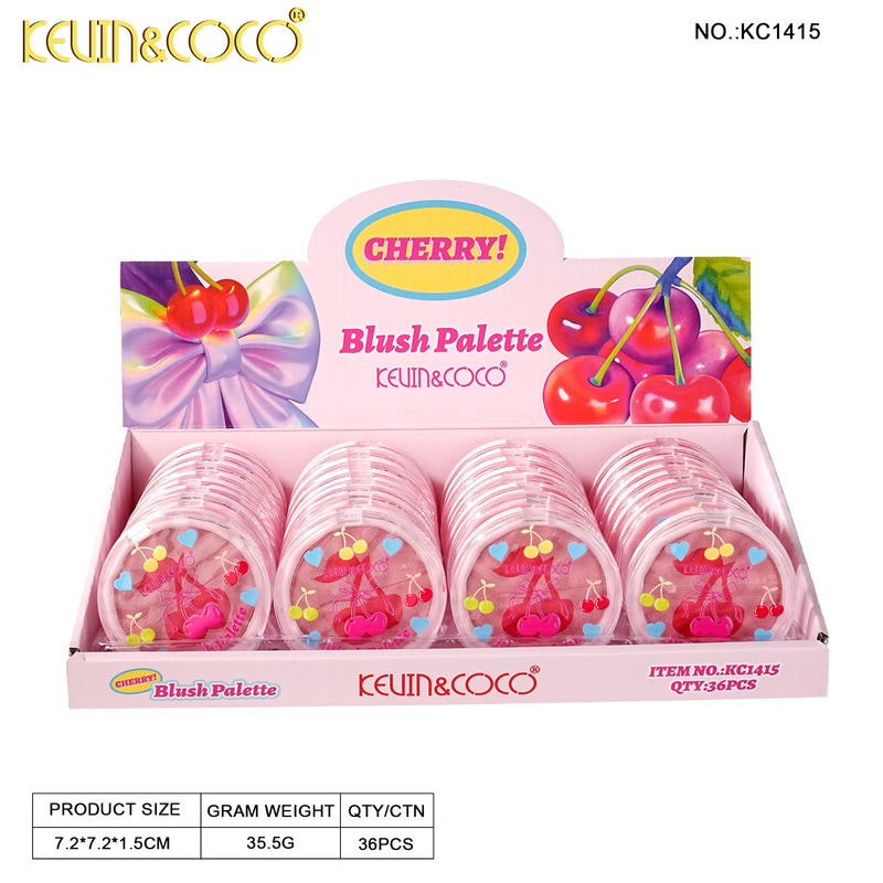 Load image into Gallery viewer, Face-Kevin&amp;Coco Cherry Blossom Blush KC1415 ($1 each, 36pc display)
