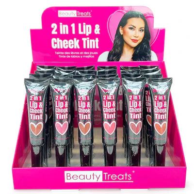 Face- Beauty Treats 2 in 1 Lip & Cheek Tint 552 (24pc display,$1.50 each)