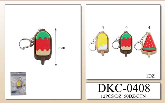 Accessories-Ice Cream Bar Keychain DKC-0408 (12pc pack)