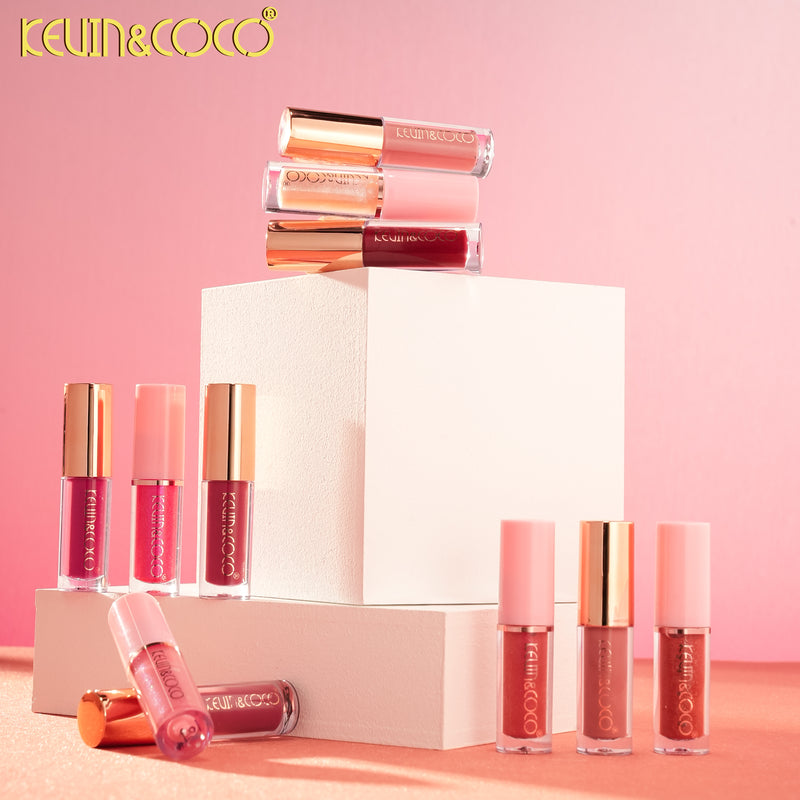 Load image into Gallery viewer, Lips-Kevin&amp;Coco 12 colors  Lip Gloss Set KC1600 ($5.50 each, 6pc display)

