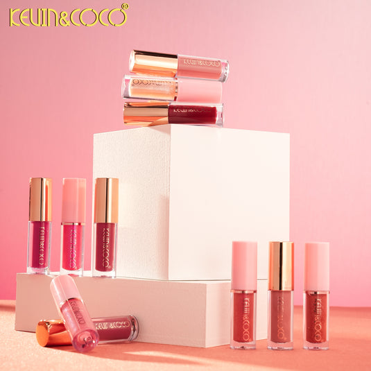 Lips-Kevin&Coco 12 colors  Lip Gloss Set KC1600 ($5.50 each, 6pc display)