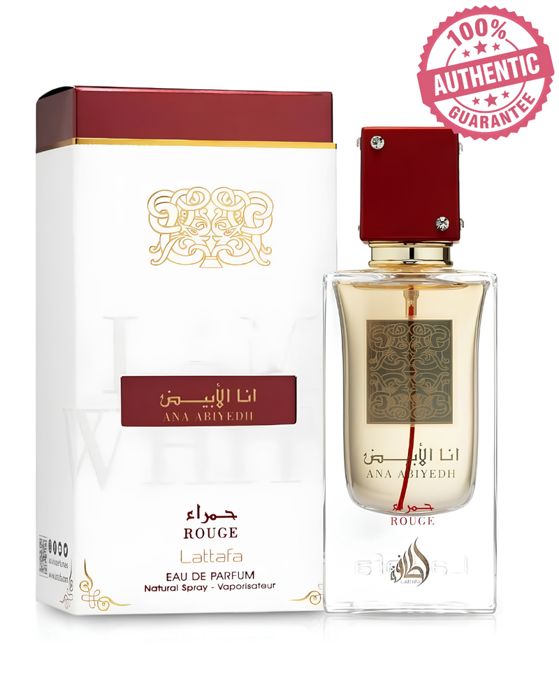 Load image into Gallery viewer, Perfumes- Ana Abiyedh Rouge by Lattafa Eau De Parfum 2oz/60ml  -100% Authentic
