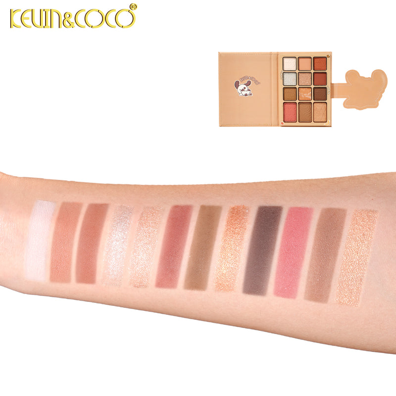Load image into Gallery viewer, Eyes-Kevin&amp;Coco Cookie Eyeshadow Palette + Brushes KC1480 ($5 each, 6pc bundle)

