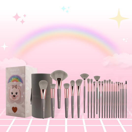 Brushes- CLUX 24pc Brush set MAKE IT SWEET (3pcs bundle, $15 each)