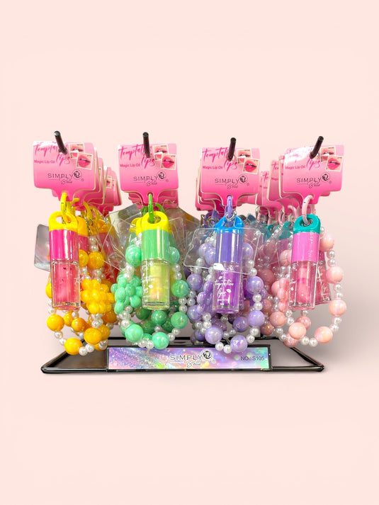 Lips-Simply Bella Temptation Lips Magic Lip Oil S105 ($1.75 each, 32pc display)