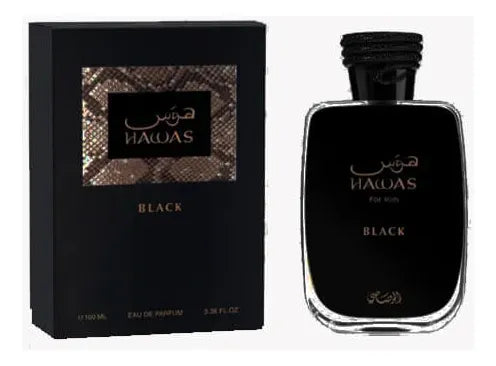 Load image into Gallery viewer, Perfumes- Hawas Black By Rasasi Eau De Parfum 3.4oz/100ml
