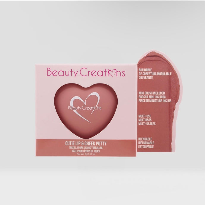 Face-Beauty Creations Cutie Lip & Cheek Putty-Dusty Pink CLCP-2 ($2 each, 6pc bundle)