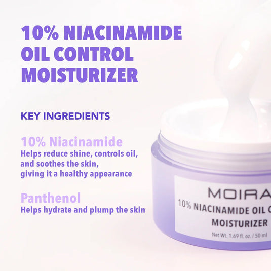 Skincare- MOIRA 10% NIACINAMIDE OIL CONTROL MOISTURIZER OCM001 (3pcs bundle, $9 each)