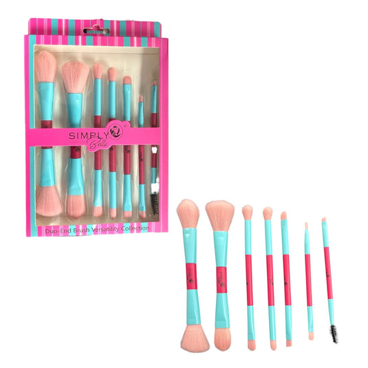 Brushes-Simply Bella Double Sided Brush Set STB016-FUCHSIA ($3.25 each, 12pc bundle)