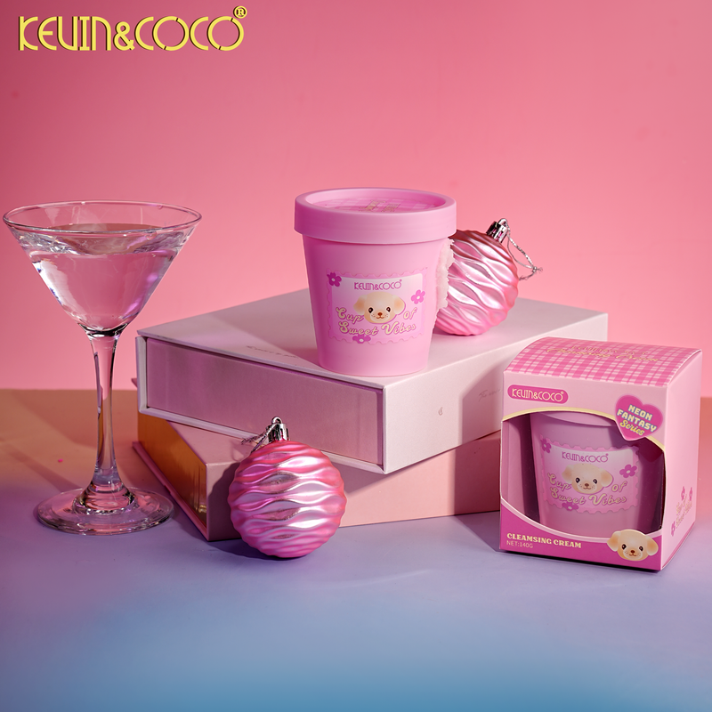Load image into Gallery viewer, Face-Kevin&amp;Coco Cup Of Sweet Vibes Cleansing Balm KC1344 ($4 each, 6pc Display)
