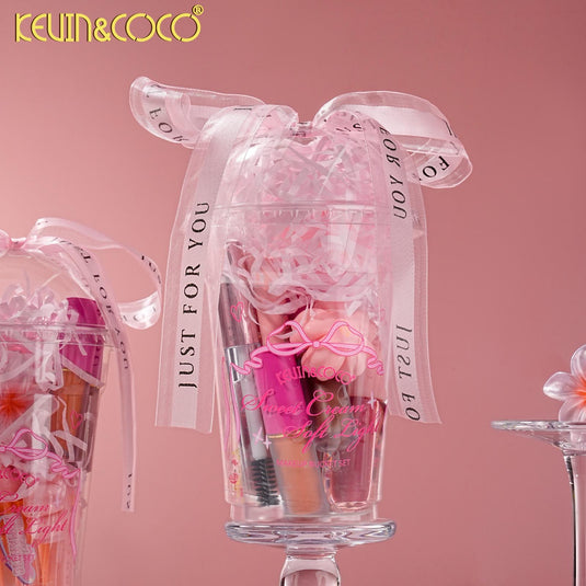 Face-Kevin&Coco Sweet Cream Soft Light Makeup Set Cup KC1775 ($5 each, 6pc display)