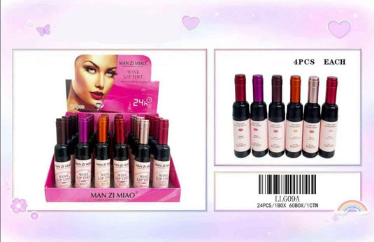 Lips-Wine Bottle Lip Tint LLG09A (24pc display)