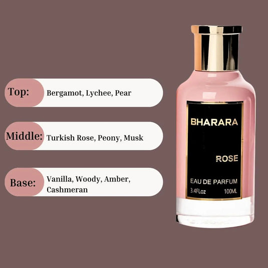 Perfumes- Rose By Bharara Eau De Parfum 3.4oz/100ml