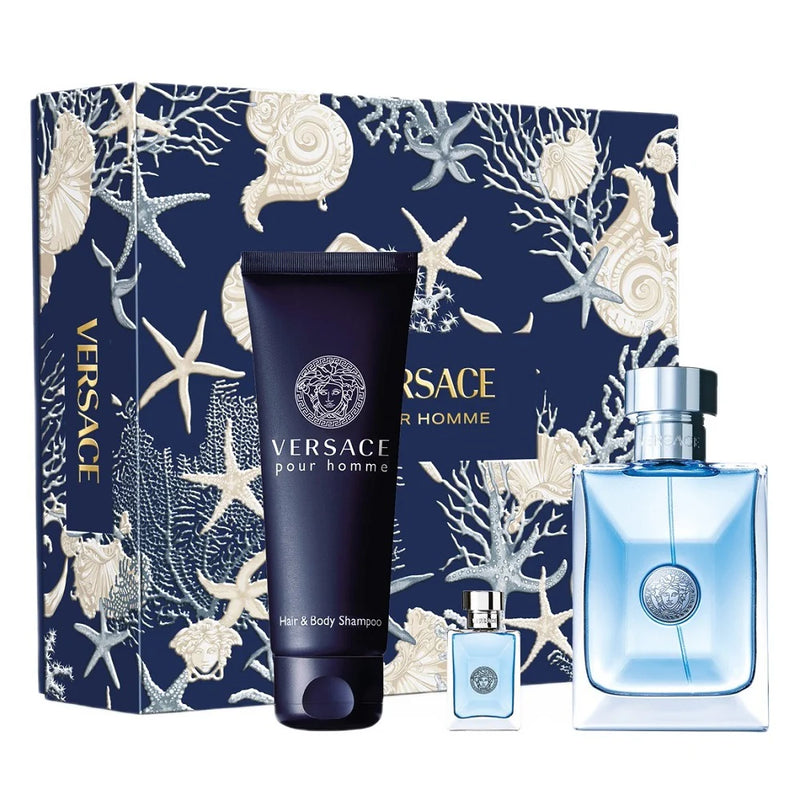 Load image into Gallery viewer, Perfume Set- Versace Pour Homme By Versace Eau De Toilette  -100% Authentic
