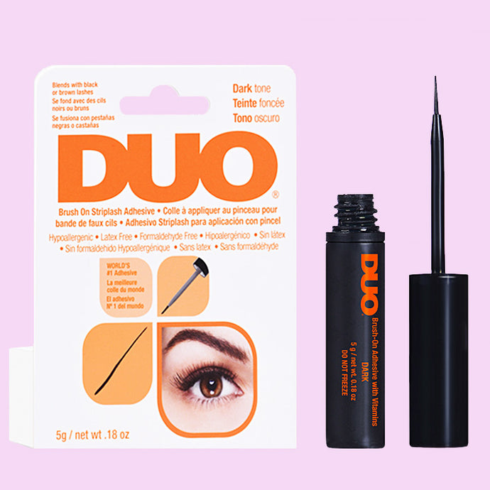 Duo brush on lash glue- Dark Tone (6pc pack) Orange 56896