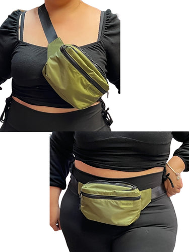 Novelties- Fanny Pack Olive (4pc bundle,$2.50 each)