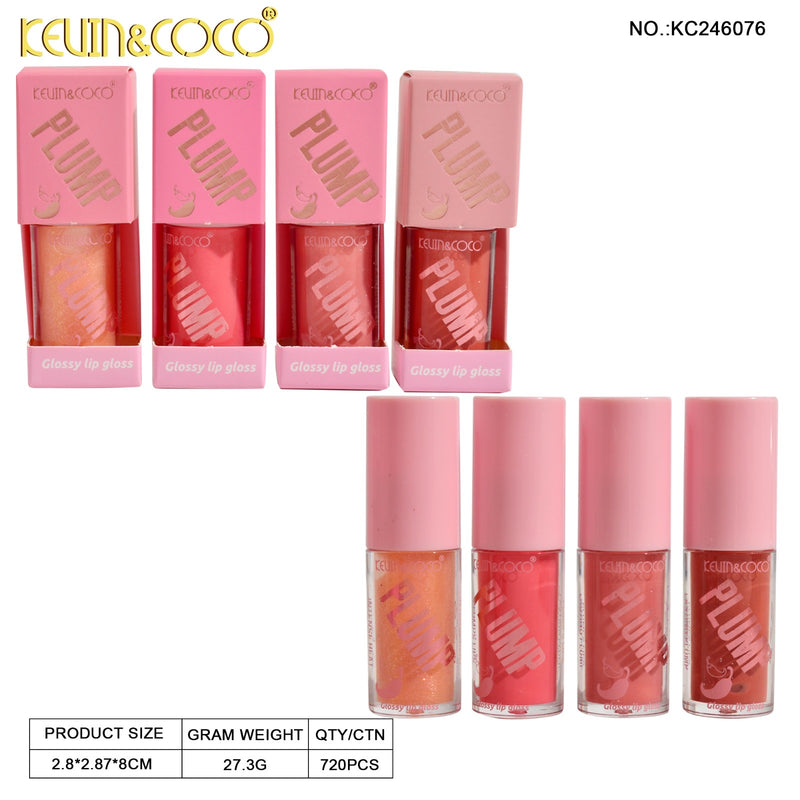 Load image into Gallery viewer, Lips-Kevin&amp;Coco Plump Glossy Lip Gloss KC246076 (12pc display)

