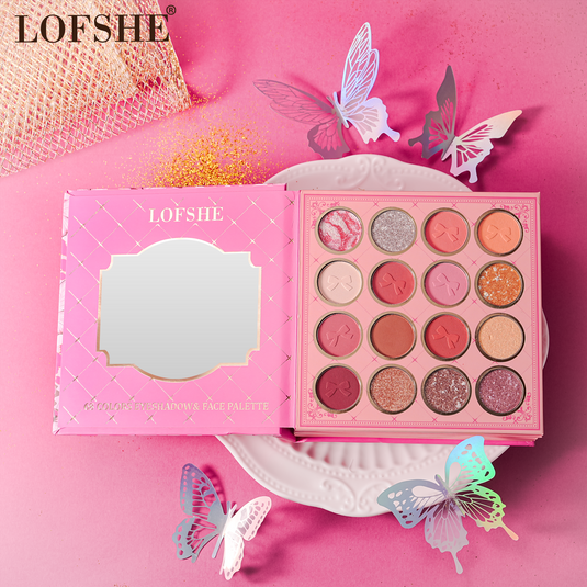 Face-Kevin&Coco LOFSHE Butterfly All-In-One Eyeshadow Palette KC1908 ($7 each, 4pc bundle)