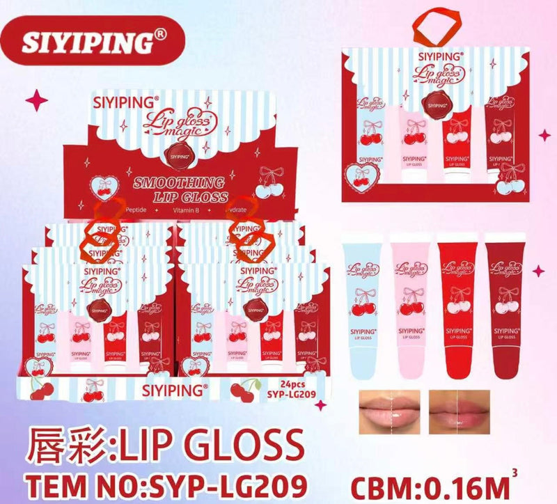 Load image into Gallery viewer, Lips-Siyiping Lip Gloss Set SYP-LG209 ($2 each, 6pc Display)
