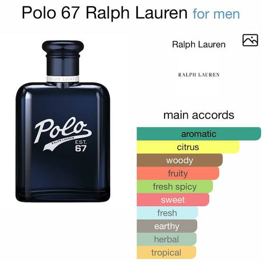 Perfumes- Polo 67 By Ralph Lauren Eau De Toilette 4.2oz/125ml