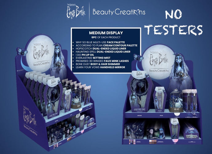 Face- PRE-ORDER Beauty Creations X Corpse Bride Display