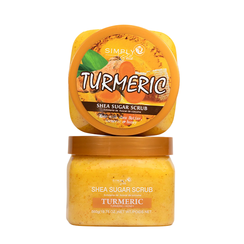 Load image into Gallery viewer, Skincare-Simply Bella Turmeric Shea Sugar Scrub SIB1003 ($2.50 each, 4pc bundle)
