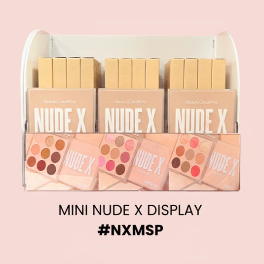 Eyes- Beauty Creations Nude X Mini Eyeshadow Palette Display NXMSP (18pc Display + 3 Free Tester )
