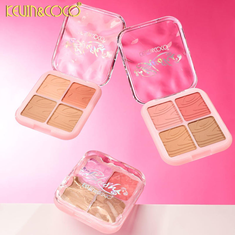Load image into Gallery viewer, Face-Kevin&amp;Coco Mermaid Blush&amp;Contour Palette KC248872 ($1.50 each, 12pc display)
