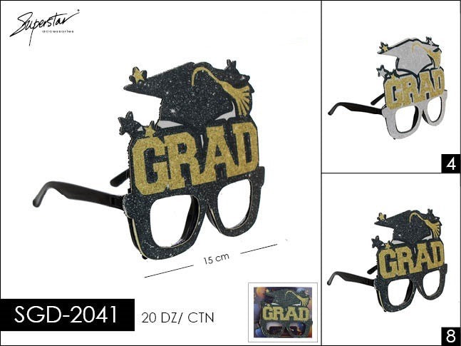 Accessories- Grad Celebration Glasses SGD-2041 (12pc pack)