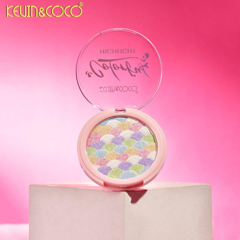Load image into Gallery viewer, Face-Kevin&amp;Coco Mermaid Colorful Highlight KC248865 ($1.50 each, 24pc display)
