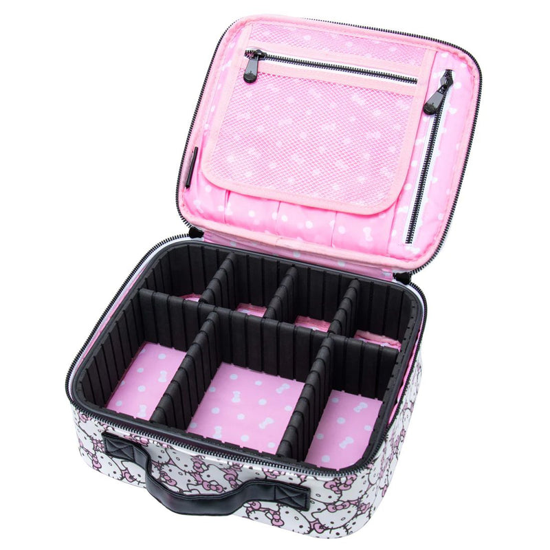 Load image into Gallery viewer, Novelties- Impressions Hello Kitty Cosmetic Travel Case COSBAG-HKT-WHTPNK (2pc bundle, $37.50 each)
