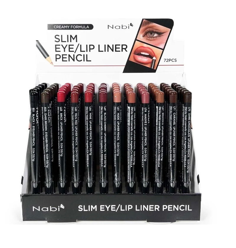 Load image into Gallery viewer, Face-Nabi Slim Eye &amp; Lip Liner Pencil M SEL-72M ($0.50 Each, 72pc Display)
