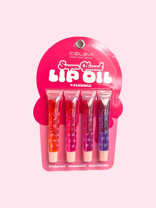 Lips- Celavi Super Glazed Lip Oil Set 60082 (6pc bundle, $2 each)