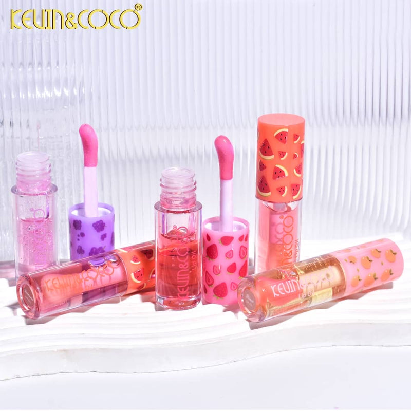 Load image into Gallery viewer, Lips- Kevin&amp;Coco Hello Fruit Lip Oil KC245888 (12pc display, $1.50 each)
