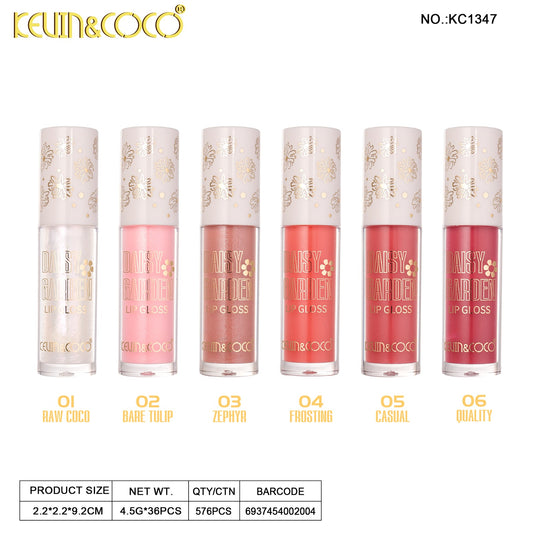 Lips-Kevin&Coco Daysi Garden Collection Lip Gloss KC1347 ($1 each, 36pc display)