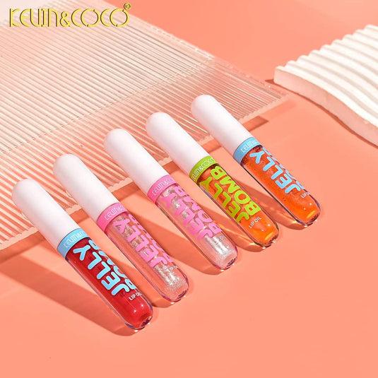 Lips- Kevin&Coco Jelly Bomb Lip Oil KC246502 (20pc display,$1.20 each)