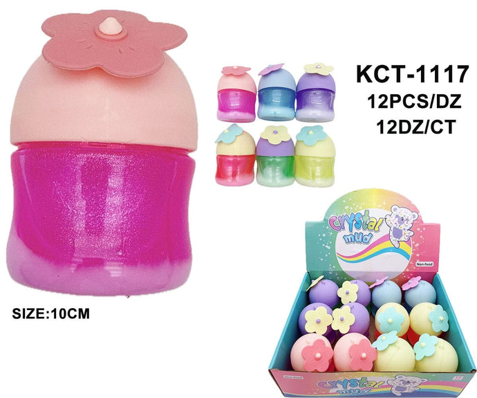 Accessories-Crystal Mud Flower Slime KCT-1117 (12pc box)