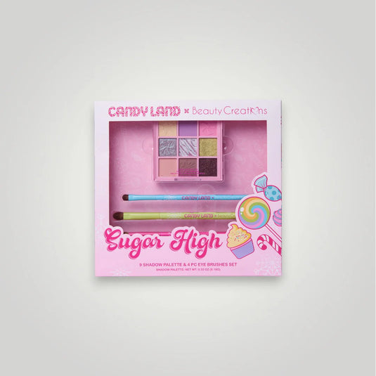 Eyes-Beauty Creations x Candyland Sugar High Magnetic Palette with Brushes Set