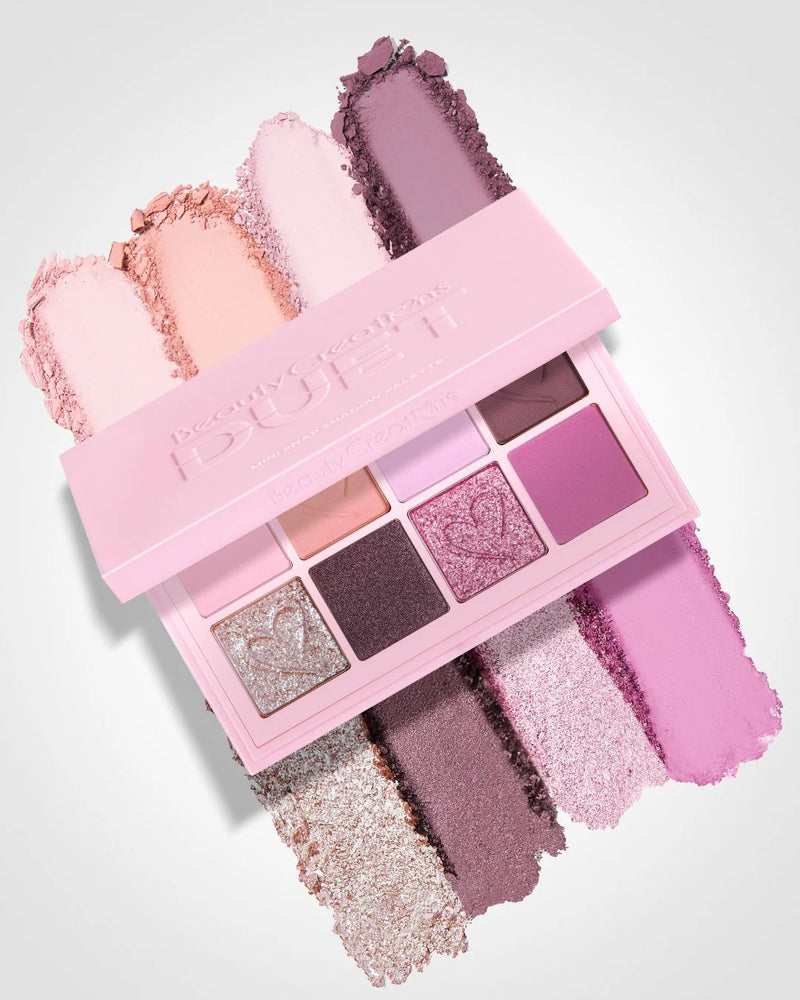 Load image into Gallery viewer, Eyes-Beauty Creations DUET Mini Snap Shadow Palette #DUET-PAL ($4.25 each, 4pc bundle)
