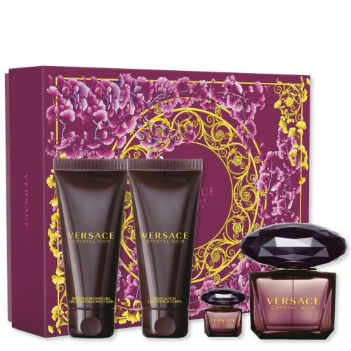 Load image into Gallery viewer, Perfume Set- Crystal Noir By Versace Eau De Parfum  -100% Authentic
