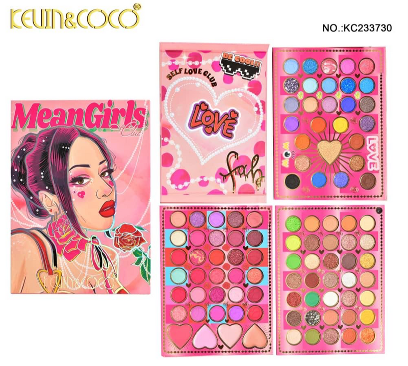 Load image into Gallery viewer, Eyes- Kevin&amp;Coco Mean Girls Club Eyeshadow Palette KC233730 (4pc bundle, $6.50 each)
