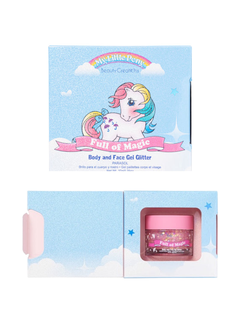 Load image into Gallery viewer, Beauty Creations x My Little Pony Full Of Magic Body &amp; Face Gel Glitter - PARASOL MLP-BFG2 (4pc bundle, $3.50 each)
