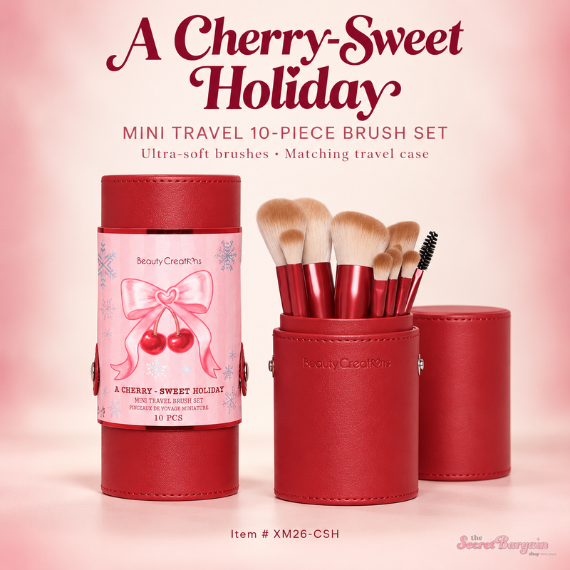 Load image into Gallery viewer, Face-Beauty Creations Cherry Christmas Collection Bundle (10pc bundle, 1 of each product)
