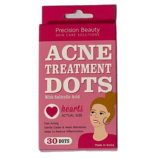 Skincare-Precision Beauty Acne Treatment Dots-Hearts #22198 ($1.50 each, 6pc bundle)