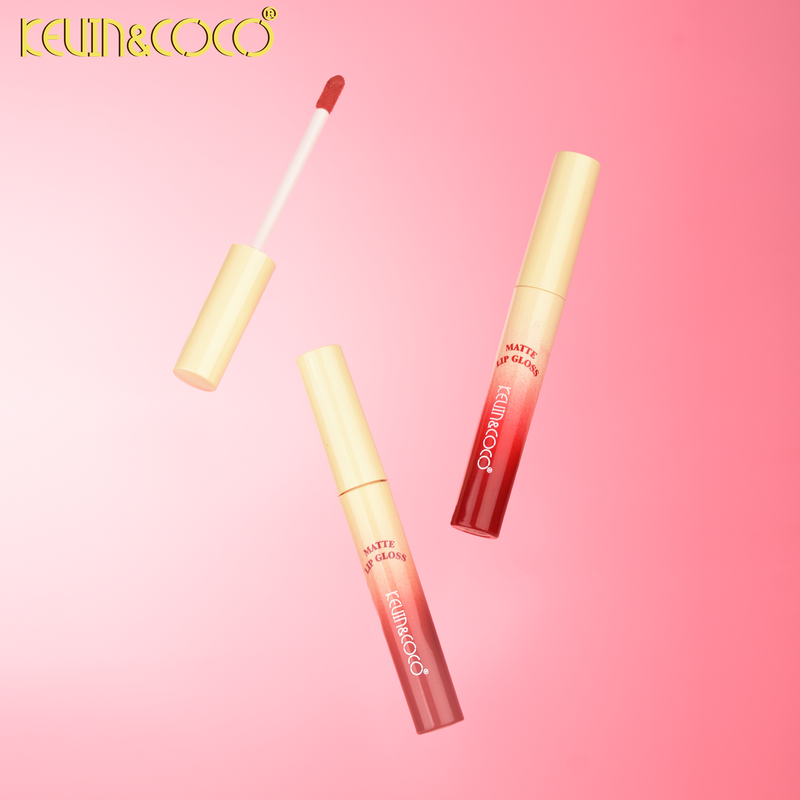 Load image into Gallery viewer, Lips-Kevin&amp;Coco Sweet Persimmon Matte Lip Gloss KC1114 ($0.66 each, 48pc display)

