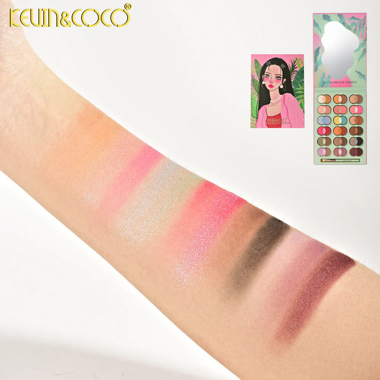 Eyes-Kevin&Coco Melody Breeze 54-Color Eyeshadow Palette KC1022 ($4.75 each, 4pc bundle)