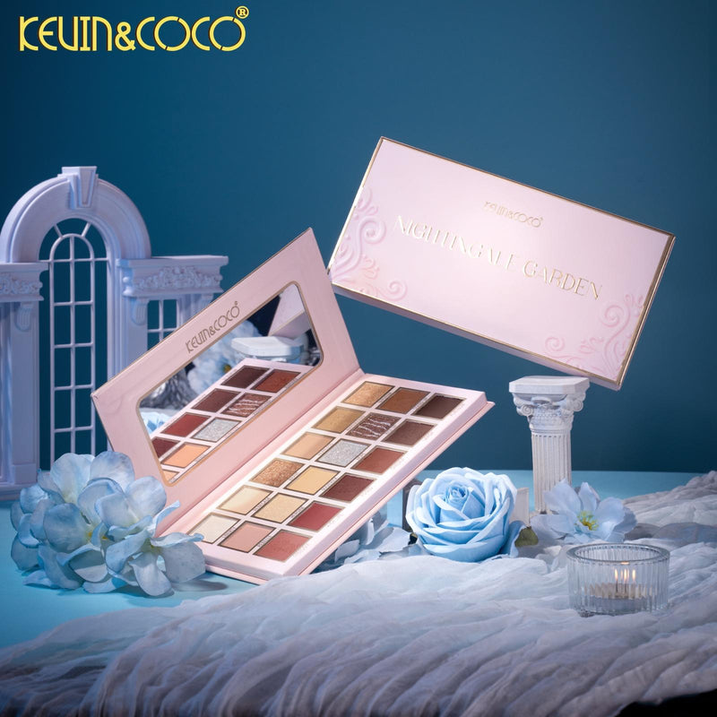 Load image into Gallery viewer, Eyes-Kevin&amp;Coco Nightingale Graden Eyeshadow Palette KC1468 ($3 each, 6pc display)
