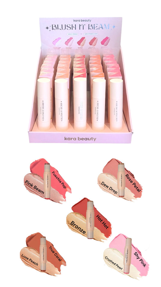 Face- Kara Blush N’ Beam F5-17-D (30pc display, $4 each)